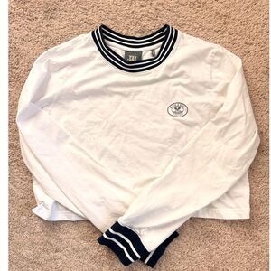 Kith & Kin x Wilson White Crop Top Size L